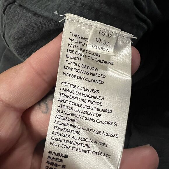 Anthropologie Gray Slouched High Rise Trousers Pants Size 32 - Picture 8 of 12